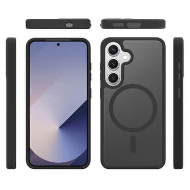 SKALO Samsung S25 Skin-touch Hybrid Suojakuori - Pinkki