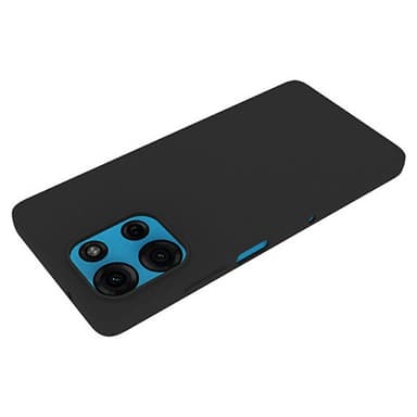 SKALO Motorola Moto G75 5G Mattamusta Ultraohut TPU Suojakuori - Musta