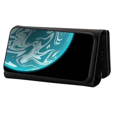 SKALO Samsung S25 N.BEKUS Envelope Clutch 8-Lokeroa Lompakkokotelo - Musta