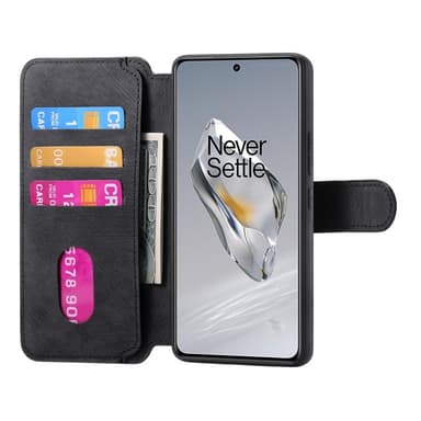 SKALO OnePlus 13 CASENEO MW-03 Lompakkokotelo - Musta