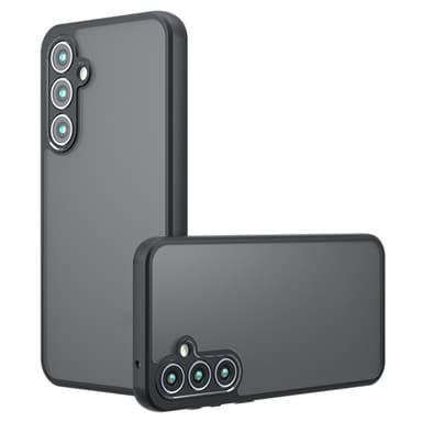 SKALO Samsung S25+ Skin-touch Hybrid Suojakuori - Musta