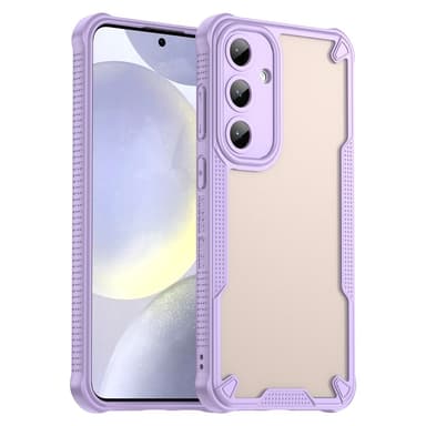 SKALO Samsung S25+ Armor Hybrid Frosted Suojakuori - Violetti