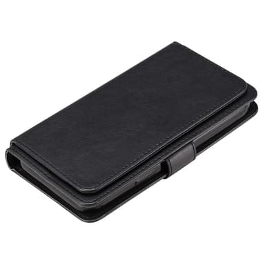 SKALO Samsung S25 KT 10-Lokeroa Lompakkokotelo - Musta