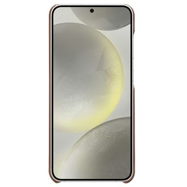 SKALO Samsung S25+ PU-Nahkainen Kortholderi Suojakuori - Ruskea