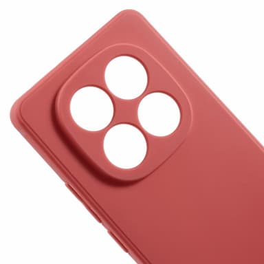 SKALO Xiaomi Redmi Note 14 Pro 5G Ultratunt TPU Suojakuori - Punainen