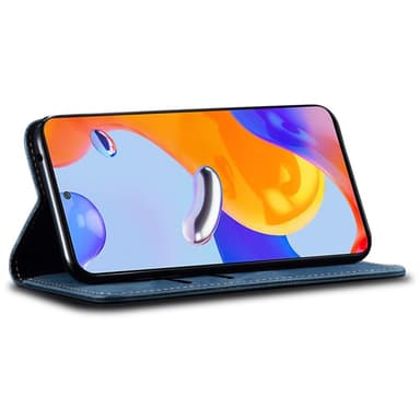 SKALO OnePlus 13 Jeans Lompakkokotelo - Sininen