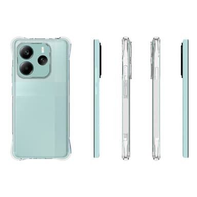 SKALO Xiaomi Redmi Note 14 5G Extra strong TPU Suojakuori - Läpinäkyvä