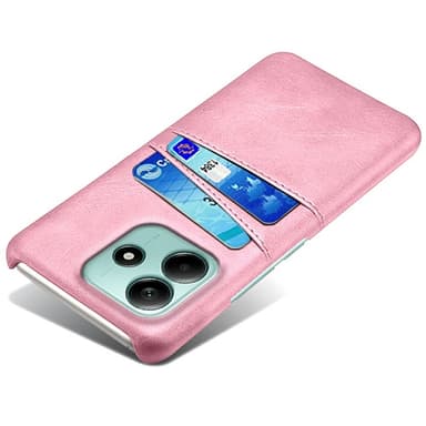 SKALO Xiaomi Redmi Note 14 5G PU-Nahkainen Kortholderi Suojakuori - Ruusukulta