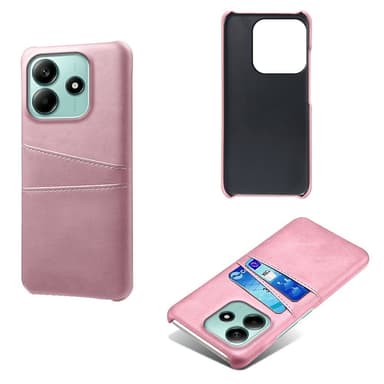 SKALO Xiaomi Redmi Note 14 5G PU-Nahkainen Kortholderi Suojakuori - Ruusukulta
