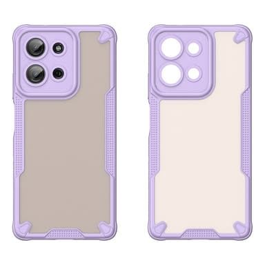 SKALO Motorola Moto G75 5G Armor Hybrid Frosted Suojakuori - Violetti