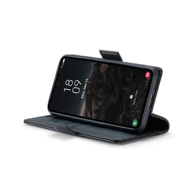 CaseMe Samsung S25 023 Series PU-Läder Lompakkokotelo - Musta