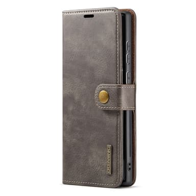 DG MING Samsung S25 Ultra 2-in-1 Magneetti Lompakkokotelo - Harmaa