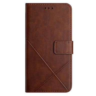 SKALO Xiaomi Redmi Note 14 5G PU-Nahka Lompakkokotelo - Ruskea