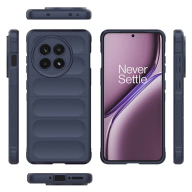SKALO OnePlus 13R Rugged Bumpers TPU Suojakuori - Tummansininen