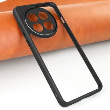 SKALO OnePlus 13 Läpinäkyvä TPU-puskuri Suojakuori - Musta
