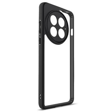 SKALO OnePlus 13 Läpinäkyvä TPU-puskuri Suojakuori - Musta