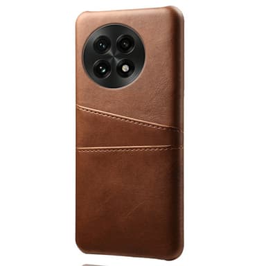SKALO OnePlus 13 PU-Nahkainen Kortholderi Suojakuori - Ruskea