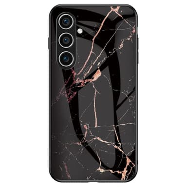 SKALO Samsung S25 Marmori Karkaistu Lasi TPU Suojakuori - #4