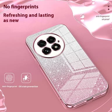 SKALO OnePlus 13 Electroplating Glitter Suojakuori - Violetti