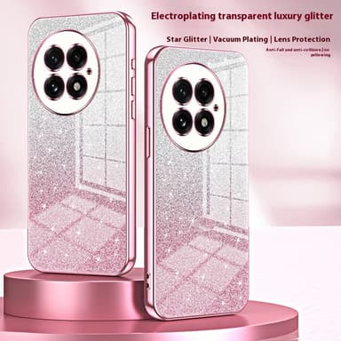 SKALO OnePlus 13 Electroplating Glitter Suojakuori - Violetti