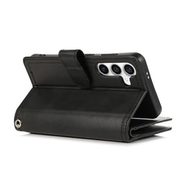 SKALO Samsung S25 Big Wallet Lompakkokotelo - Musta