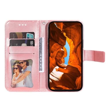 SKALO Motorola Moto G15 4G Mandala Lompakkokotelo - Pinkki