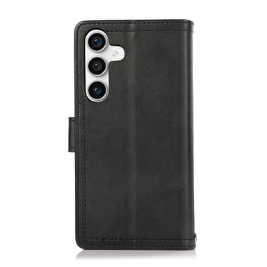 SKALO Samsung S25 Big Wallet Lompakkokotelo - Musta