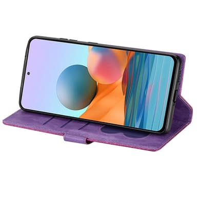 SKALO Samsung S25+ Glitter Vetoketju Lompakkokotelo - Violetti