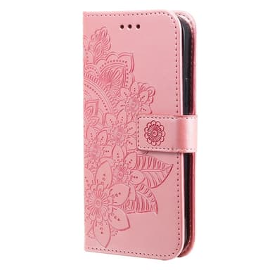 SKALO OnePlus 13 Mandala Lompakkokotelo - Pinkki