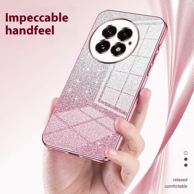 SKALO OnePlus 13 Electroplating Glitter Suojakuori - Violetti
