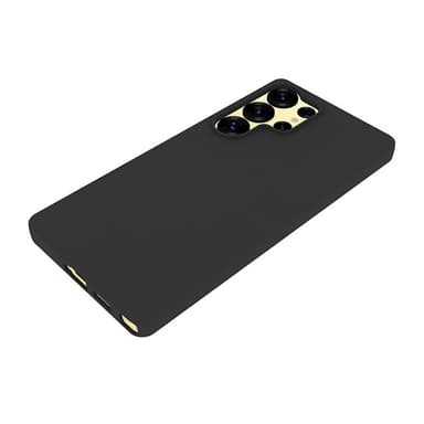 SKALO Samsung S25 Ultra Mattamusta Ultrahohut TPU Suojakuori - Musta
