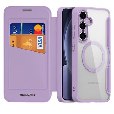 DUX DUCIS Samsung S25+ Skin X Pro Lompakkokotelo - Violetti