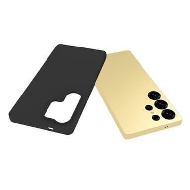 SKALO Samsung S25 Ultra Mattamusta Ultrahohut TPU Suojakuori - Musta