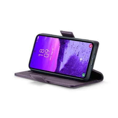 CaseMe Samsung S25 023 Series PU-Läder Lompakkokotelo - Violetti