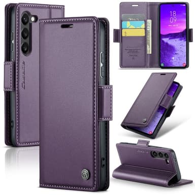 CaseMe Samsung S25 023 Series PU-Läder Lompakkokotelo - Violetti