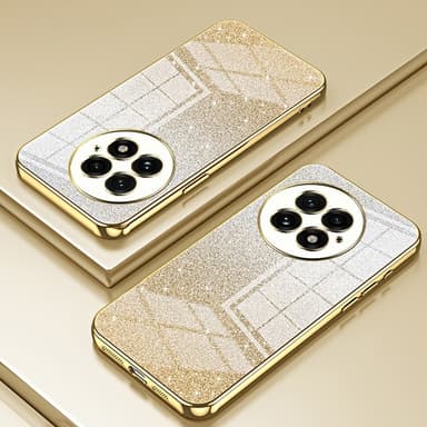 SKALO OnePlus 13 Electroplating Glitter Suojakuori - Kulta