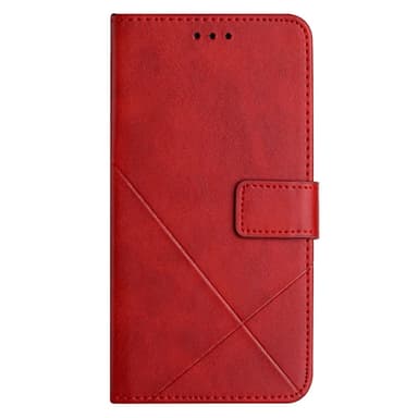 SKALO Xiaomi Redmi Note 14 5G PU-Nahka Lompakkokotelo - Punainen