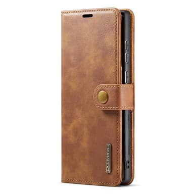 DG MING Samsung S25 Ultra 2-in-1 Magneetti Lompakkokotelo - Ruskea