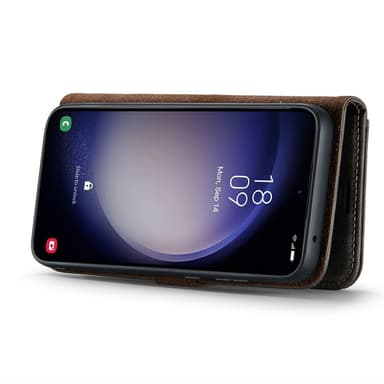 DG MING Samsung S25+ 2-in-1 Magneetti Lompakkokotelo - Harmaa