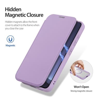 DUX DUCIS Samsung S25+ Skin X Pro Lompakkokotelo - Violetti