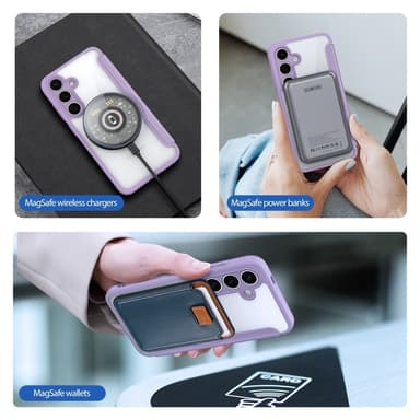 DUX DUCIS Samsung S25+ Skin X Pro Lompakkokotelo - Violetti