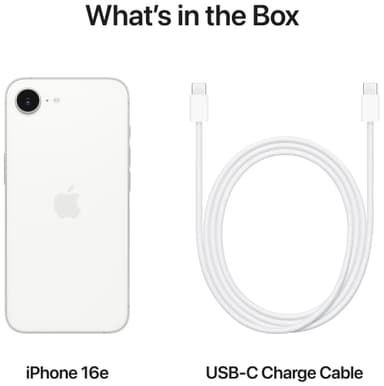 iPhone 16e älypuhelin 256 GB (valkoinen)