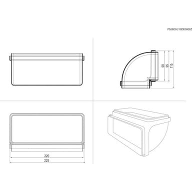 Electrolux Täydelliset asennussarjat kaikkiin M2CKCF09U