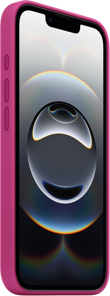 iPhone 16e silikonikuori (fuksia)