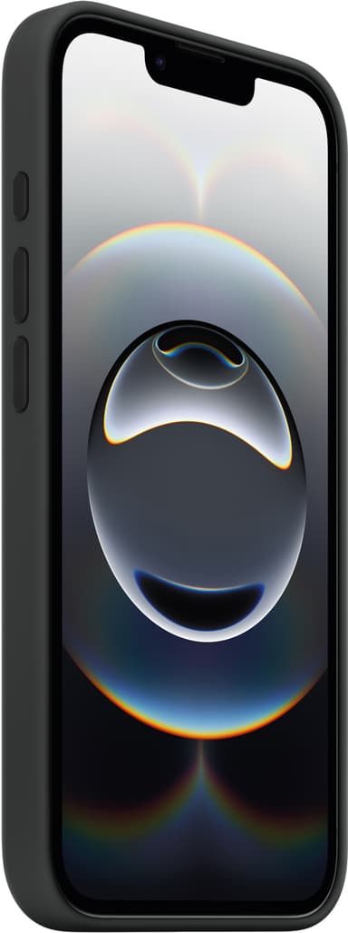 iPhone 16e silikonikuori (musta)