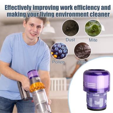 Jälkisuodatin Dyson V11 V15 mallin pölynimuriin 3 kpl