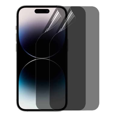 2-kpl Privacy Näytönsuoja 3D Pehmeä HydroGel iPhone 16e