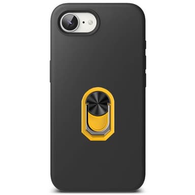 TPU sormuskotelo iPhone 16e - Keltainen
