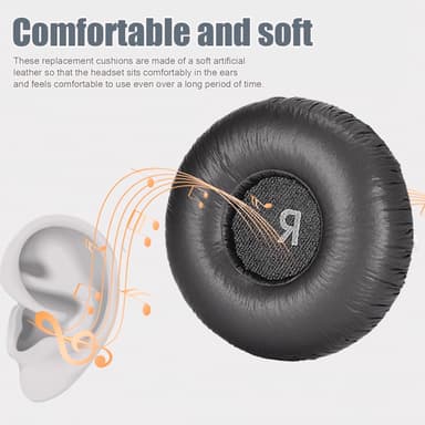 1 korvapehmustepari JBL TUNE 600 BTNC TUNE 600 BT NC T600 Musta