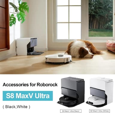 Roborock S8 MaxV Ultran tarvikkeet - Harjat, suodattimet, moppityynyt